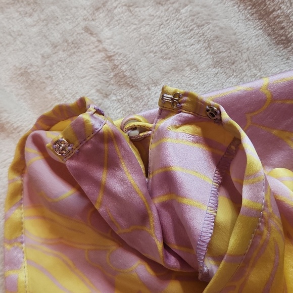 Sentier lilac and yellow floral print skirt - Picture 3 of 8